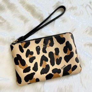 Coach Cheetah Wristlet